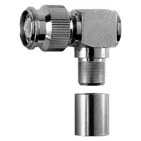 Telegärtner TNC-Kabelwinkelstecker Crimp 50 Ohm, löt/crimp, RG-213/U, G42 (2.7/7.1), B1812 (Antennenkabel) (J01010A0066)