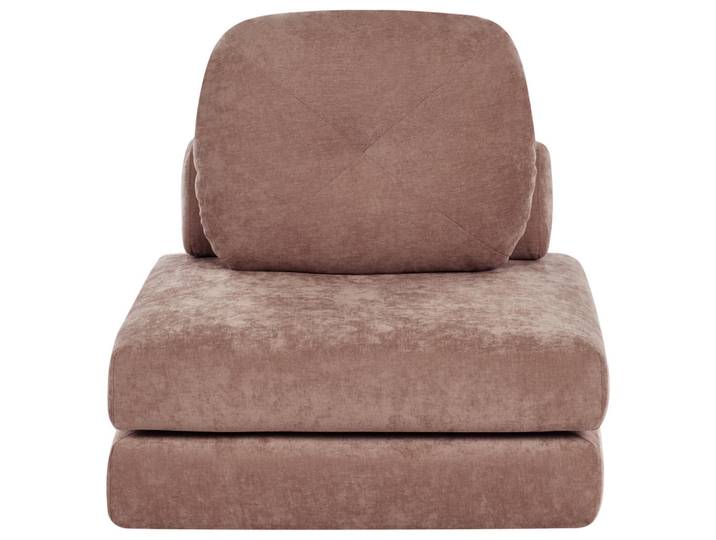 Beliani Schlafsofa 81/182 cm Braun Olden, 81x54x91 cm, Wohnzimmer, Sofas & Couches, Schlafsofas, Schlafsessel