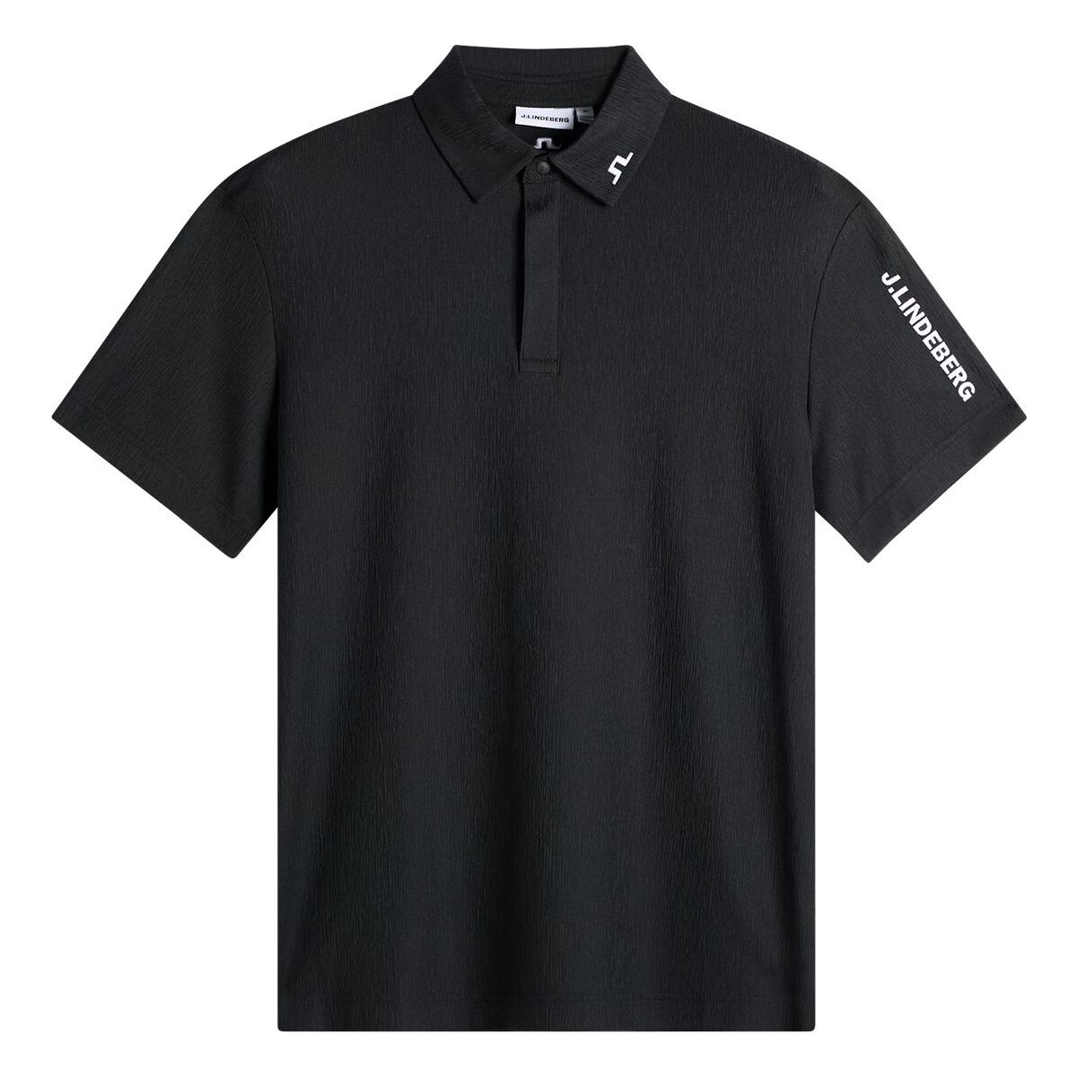 J.Lindeberg Tour Tech Textured Polo black (9999) L GMJT16133-9999-L