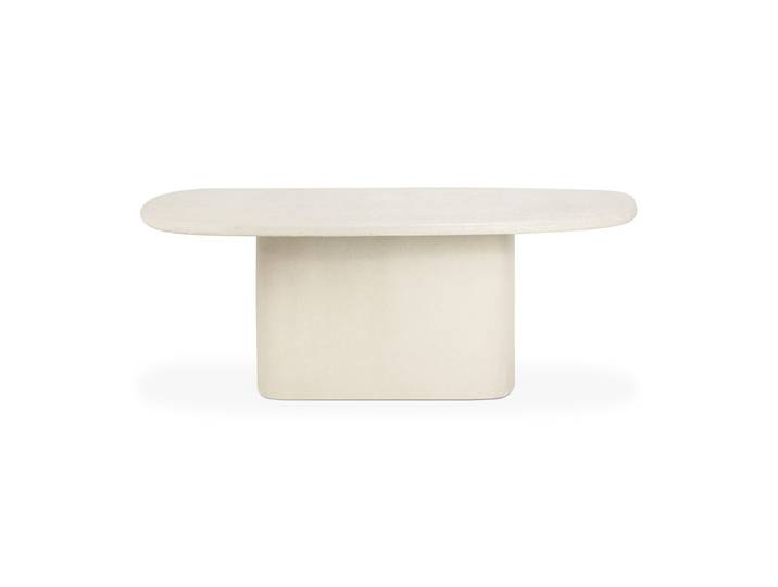 Ethnicraft Elements Tisch Microcement/Off White