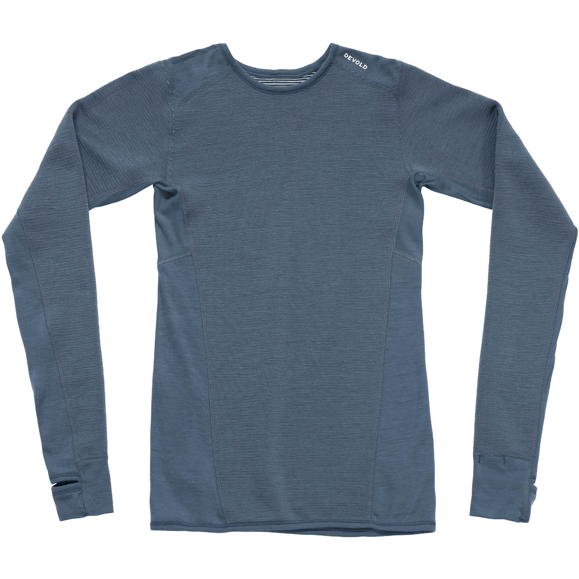 Devold Reverso Merino Damen Langarm Unterhemden blau Größe XS Geruchsneutralisierend Merinowolle