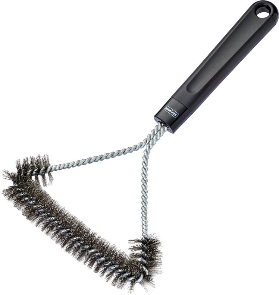 Primaster Grillbürste dreiseitig Stahl 31 cm