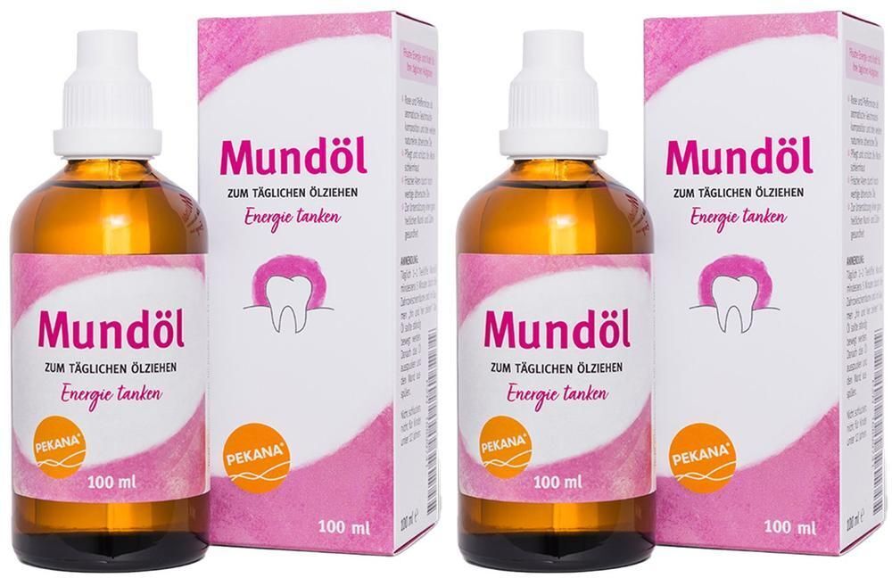 PEKANA Mundöl Energie tanken 2x 2x100 ml Öl