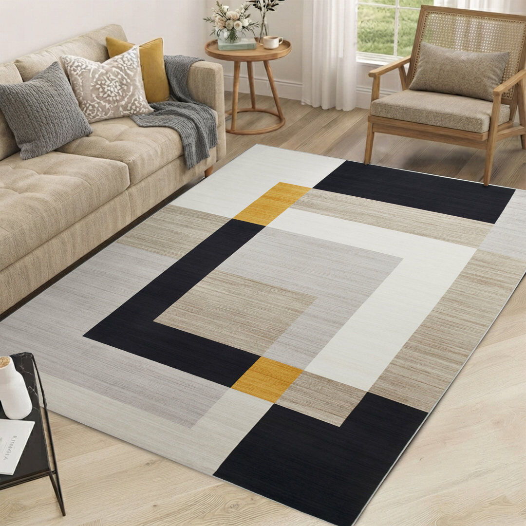 East Urban Home MILO Machine Tufted Printed Area Rug MILO Rectangle 160 x 300 cm