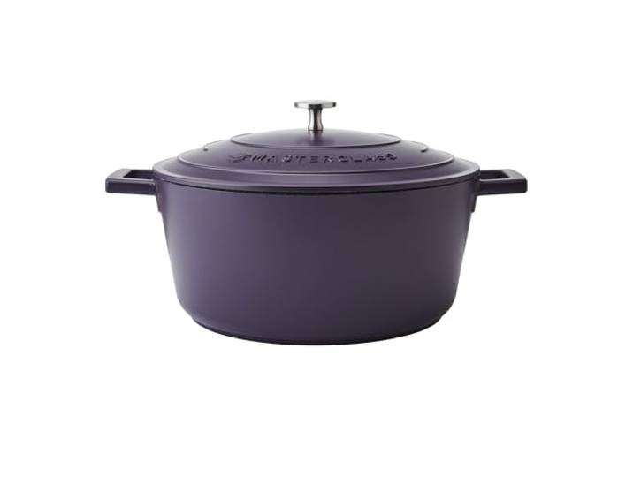 MasterClass Gegoten aluminium paarse ovenschotel, 28cm, 5 liter, geschenkdoos