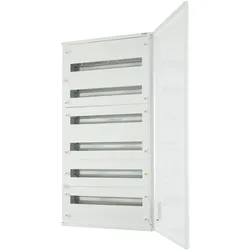 Eaton 283034 Oberputz Flachverteiler komplett, weiß, 24TE pro Reihe, 6 Reihen, Ausführung C BF-O-6/144-C