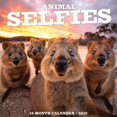 Animal Selfies 2027 12 X 12 Wall Calendar