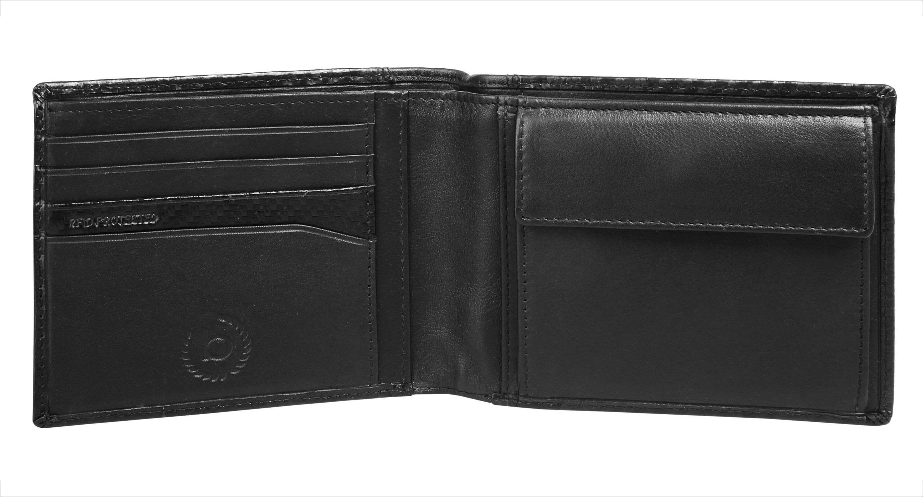Geldbörse BUGATTI "BUGATTI Herren COMET echt Leder", Herren, schwarz, Leder, Kleinlederwaren Geldbörse, echt Leder schwarz Einheitsgröße