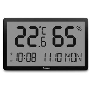 Hama Thermo-Hygrometer 00222232, Lombok, digital, von -10 bis 50°C, innen