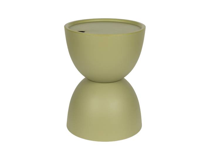 Outdoor side table Living Mara 34x34 cm, Green, Round, New Table - Ideal for modern office furnishings