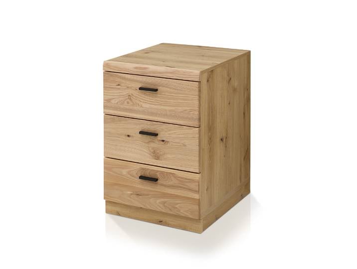 GENNY Rollcontainer, Material Dekorspanplatte, Altesche massiv