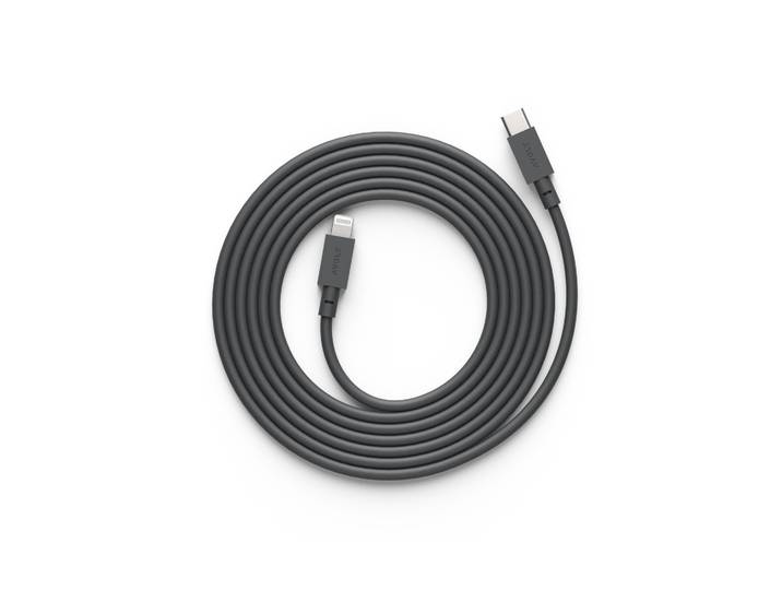 Avolt Cable 1 USB C vers Lightning câble de recharge 2m Stockholm Black