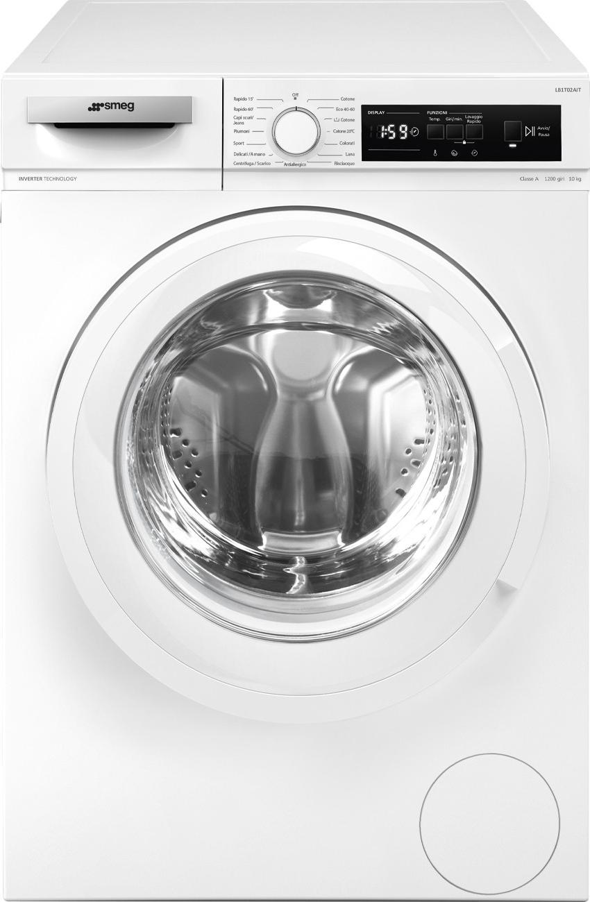Smeg LB1T02AIT Waschmaschine Frontlader 10 kg 1000 RPM Weiß