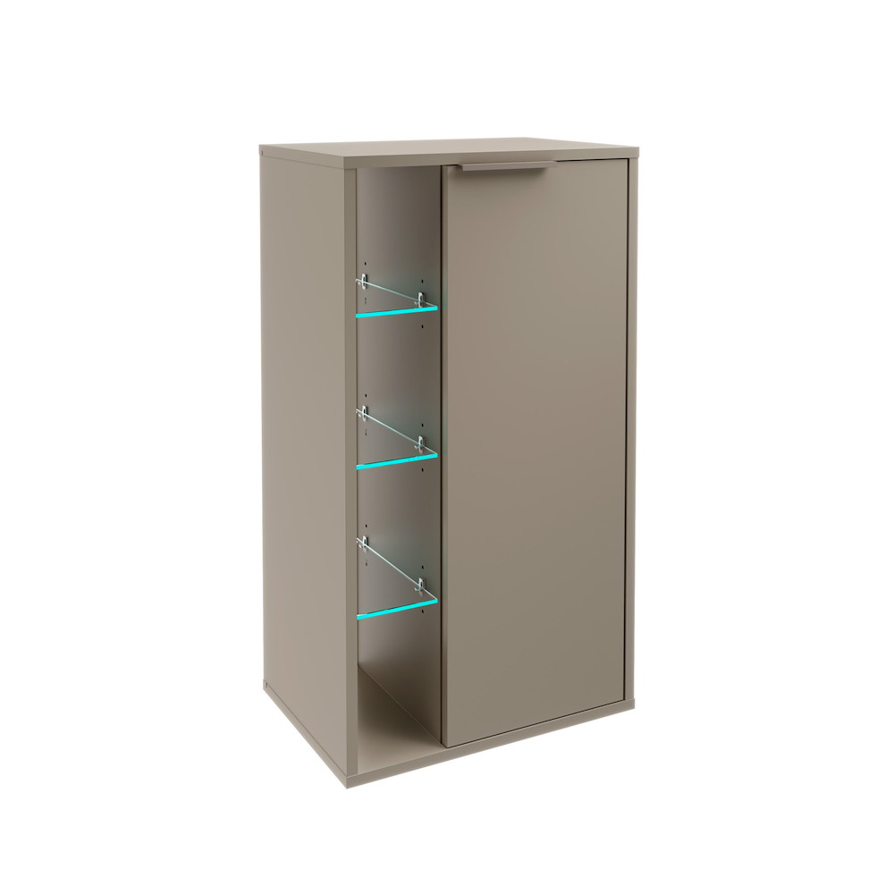 FACKELMANNGMBH B.Paris F-Midi links Cubanit Grau 470x842x320 mm 16969814