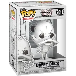 Funko - POP! - Looney Tunes: Sketched – Daffy Duck Vinyl
