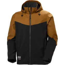 Softshelljacke "OXFORD" - M - ocker/kohle