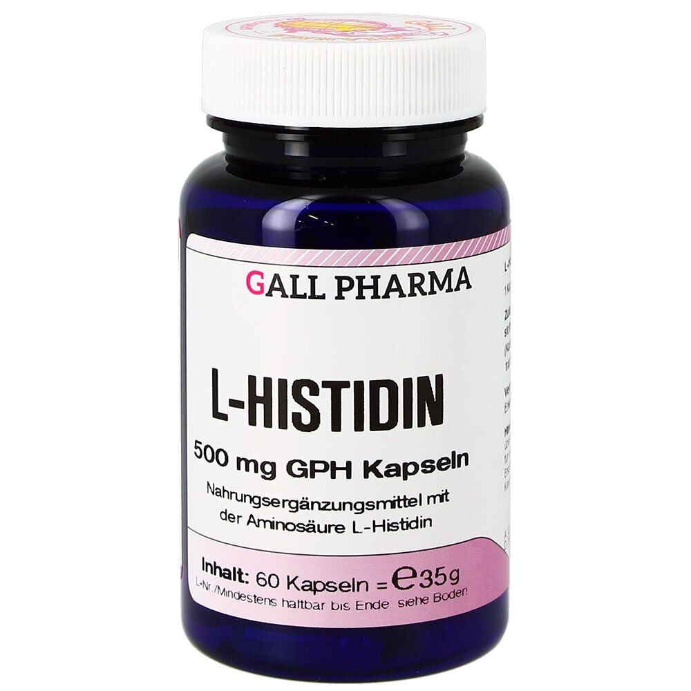 L-Histidin 500 mg GPH Kapseln 60 St