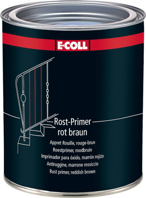 E-COLL Apprêt antirouille 750 ml, rouge brun (4317784305303)