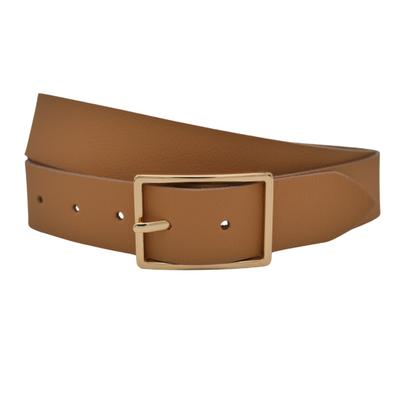 Ledergürtel ANNAMATONI "AnnaMatoni Ledergürtel Lia Ledergürtel Lia", Damen, Gr. TW80 - 95cm Gesamtlänge, beige (beige 130), 100% Leder, Gürtel Ledergürtel