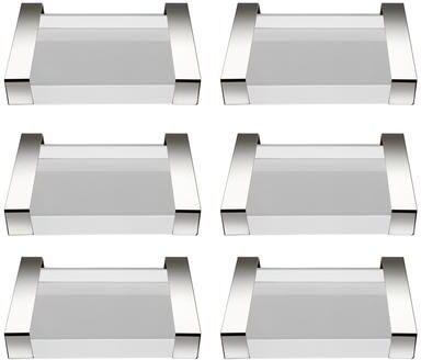 "Mepra Quattro Square Tray/Charger Plate 12.6"" - 6 Pieces"