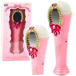 Zauberspiegel mit Mikrofon USB MP3 Lichter Sounds Rosa