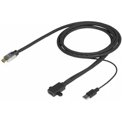 Vivolink Pro HDMI Cable 5m M-F Ultra (5 m), Videokabel, Schwarz