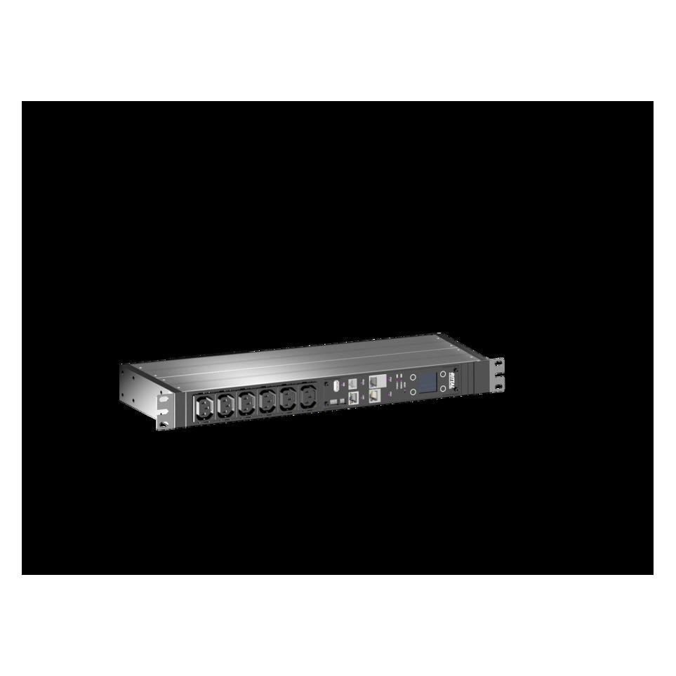 Rittal 7979402 PDU managed 16A/1P IEC-C20 8xC13 (19") PDU Basic Stromverteilung (6x, CEE 7/4, 3 m) (7979402)