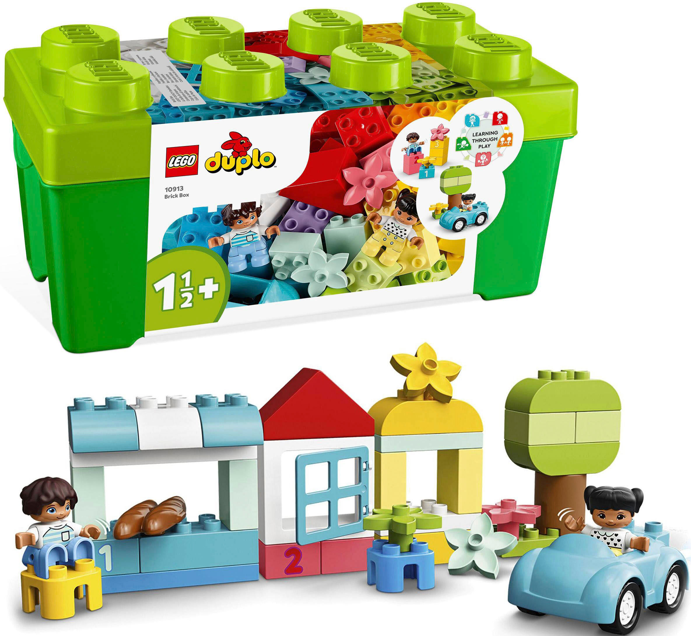 Konstruktionsspielsteine LEGO "LEGO DUPLO Steinebox (10913), LEGO DUPLO Classic", bunt, Spielbausteine, Kinder, Kunststoff, Konstruktionsspielsteine, Made in Europe
