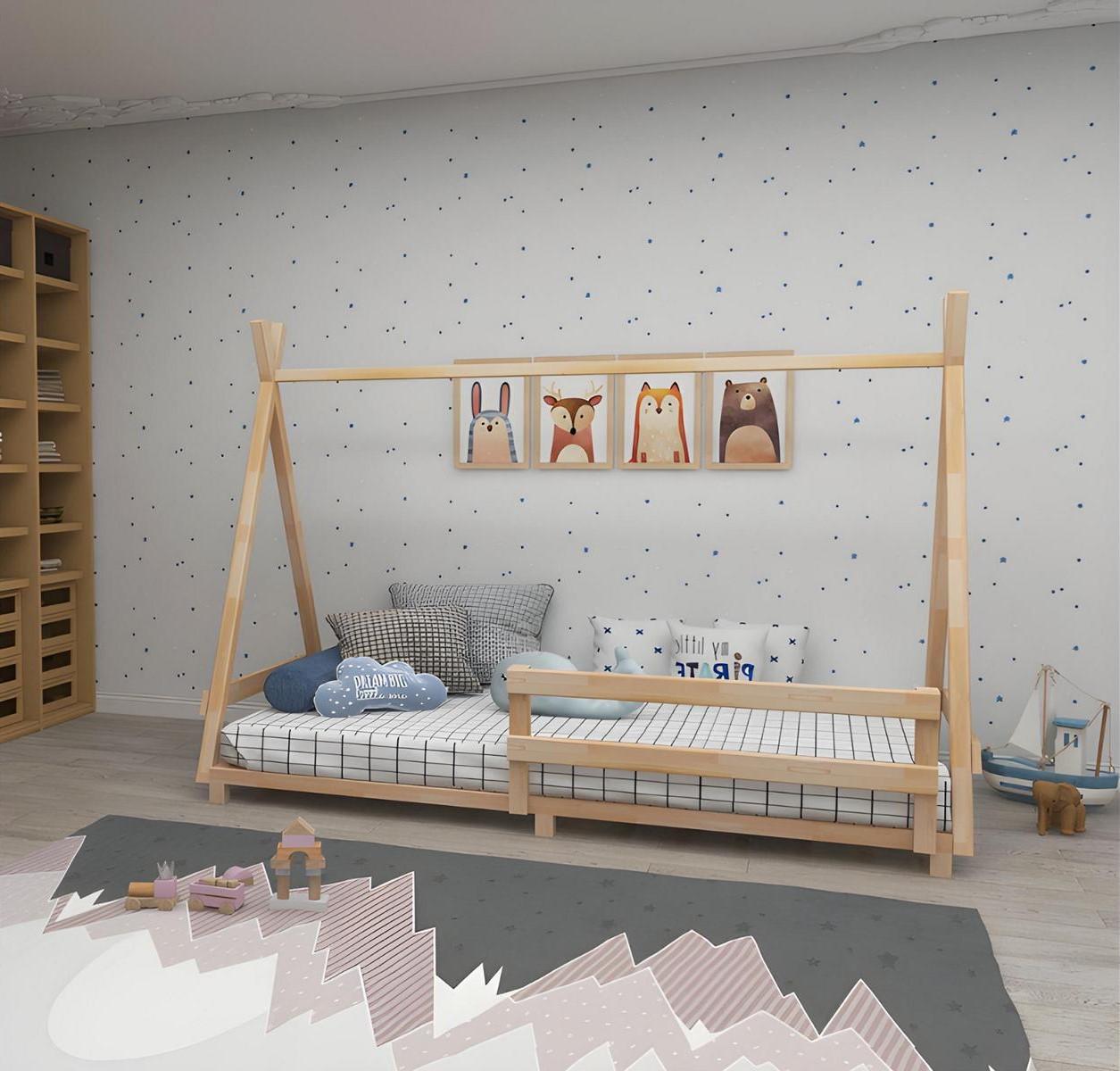 Designer Kinderzimmer Möbel r Bettrahmen Robuste Holz Möbel