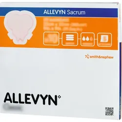 ALLEVYN Sacrum groß 22x22 cm Wundverband haftend 10 St