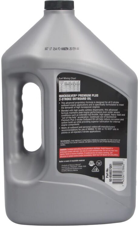 Motoröl QUICKSILVER 858027QB1 2T Premium Plus Marine Synthetic Blend 4L