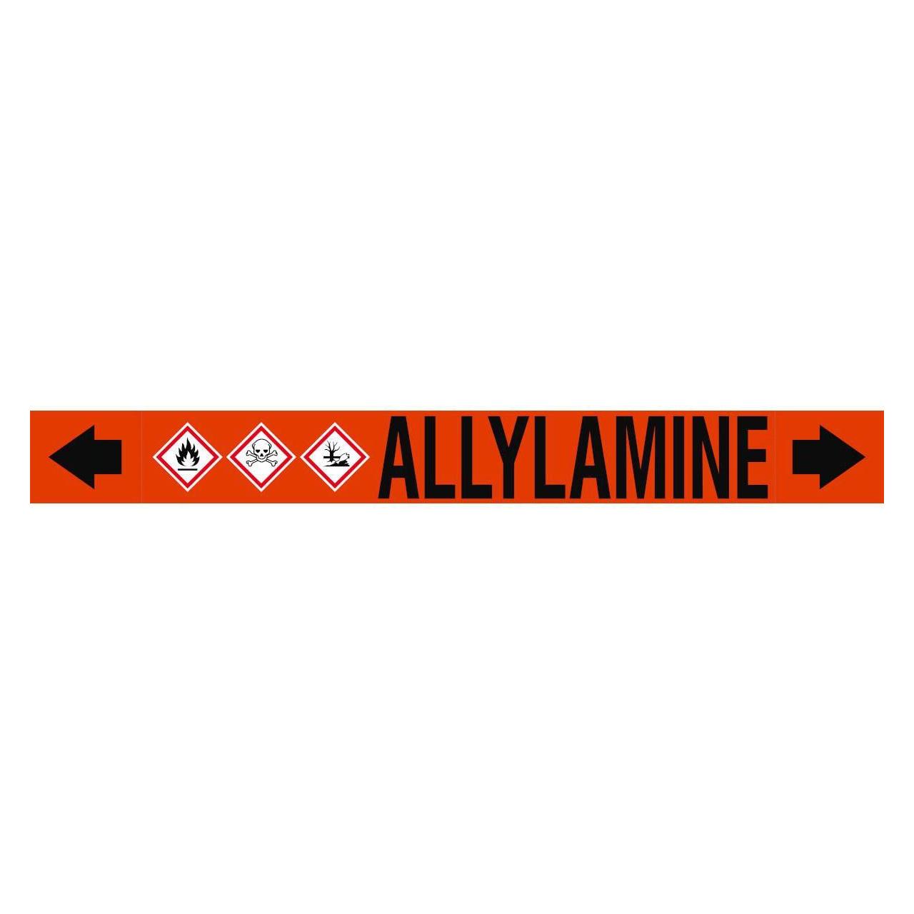 Brady ASME - Rohrmarkierer - Allylamine (ASMEPM-100X920MM-ALLYLAMINE)