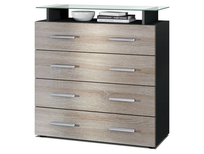 KOMMODE Pavos Eiche sägerau