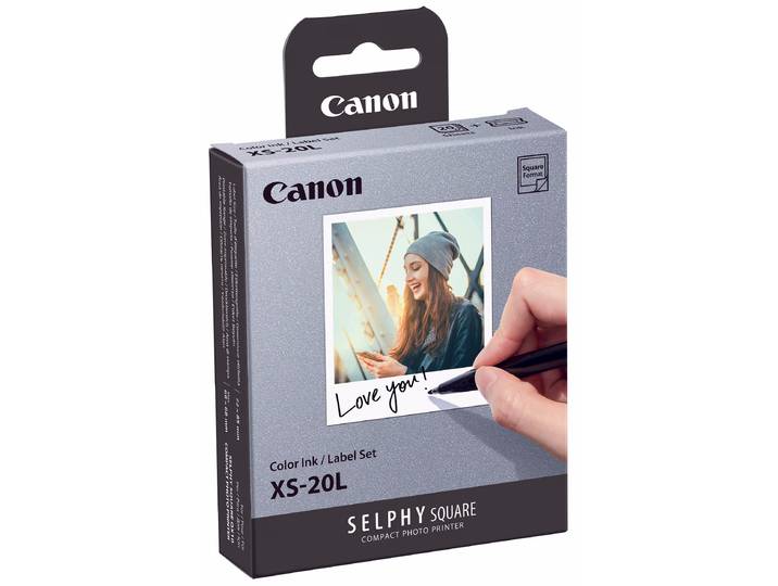 Canon XS-20L Print Kit 20 Fotos Photo Paper – Etiketten/Papier