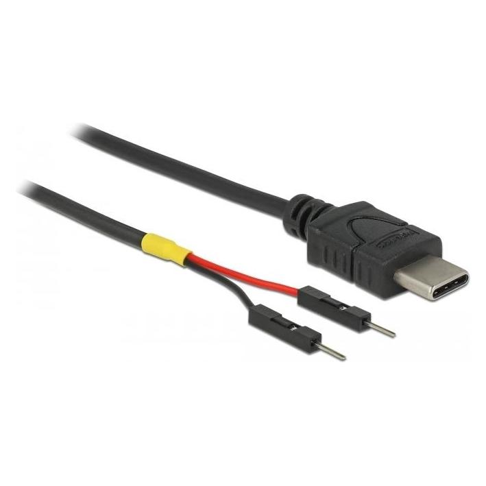 Delock USB Stromkabel Typ-C auf 2 x Pfostenstecker einzeln Strom 10 cm (0.10 m, USB 2.0) (85418)