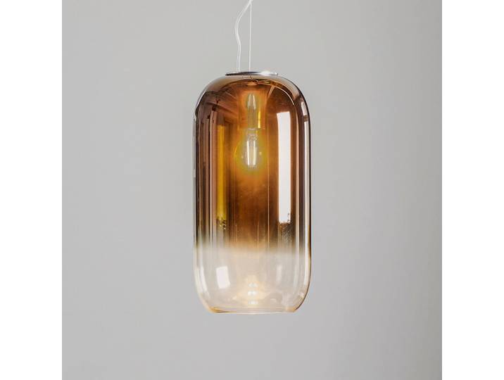 Gople Pendelleuchte Bronze - Artemide - Wohnzimmer - Design - Glas - Einflammig