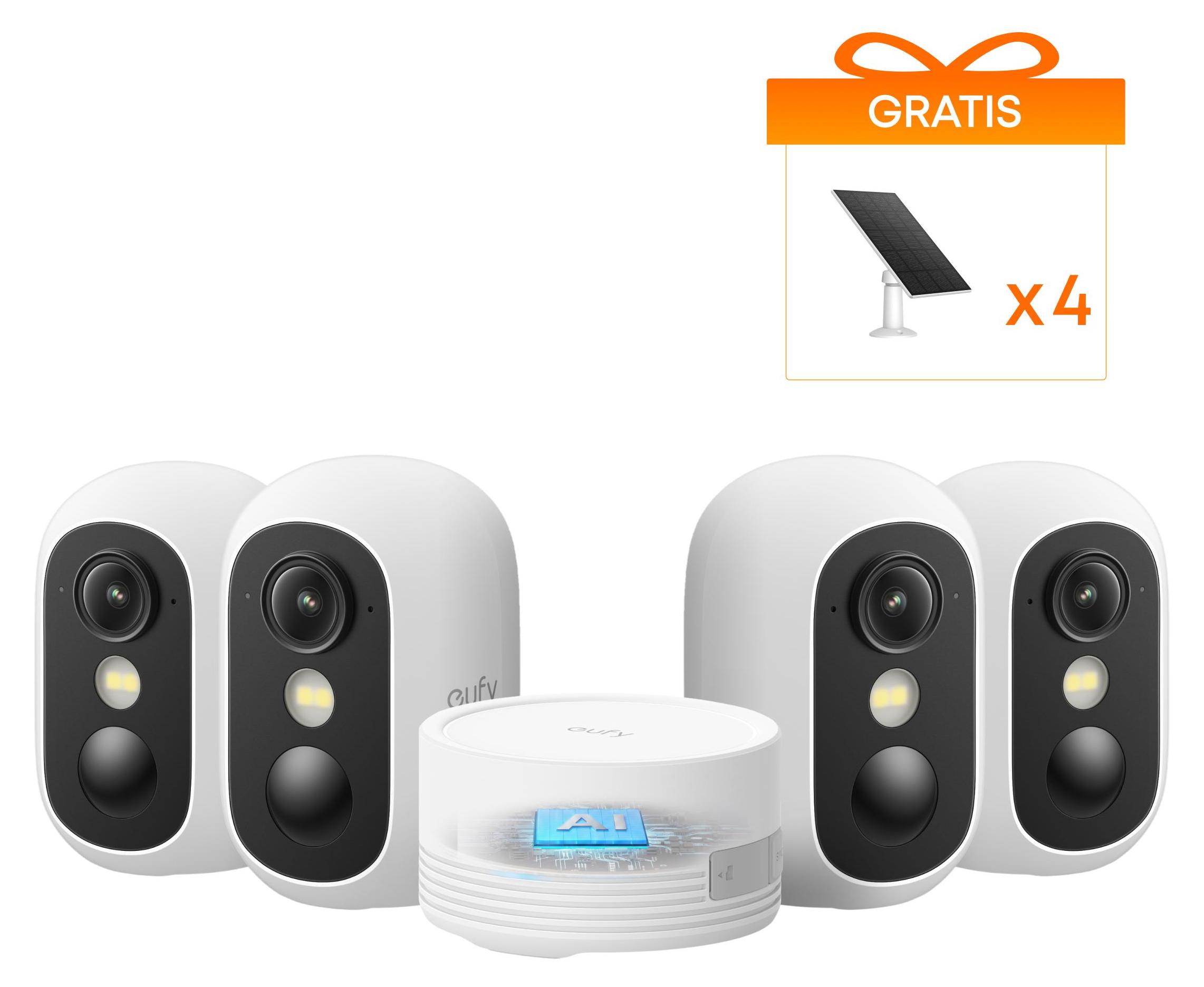 eufy Security eufyCam C35 4-Kamera-Set eufyCam C35 4+1 white