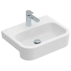 Villeroy & Boch Vorbauwaschtisch Architectura, 1 Hahnloch, ohne Überlauf, WeißAlpin 41905601