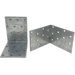 KRAFT WERKZEUGE Lochplattenwinkel 4tlg. ca. 80 x 80 x 60 mm