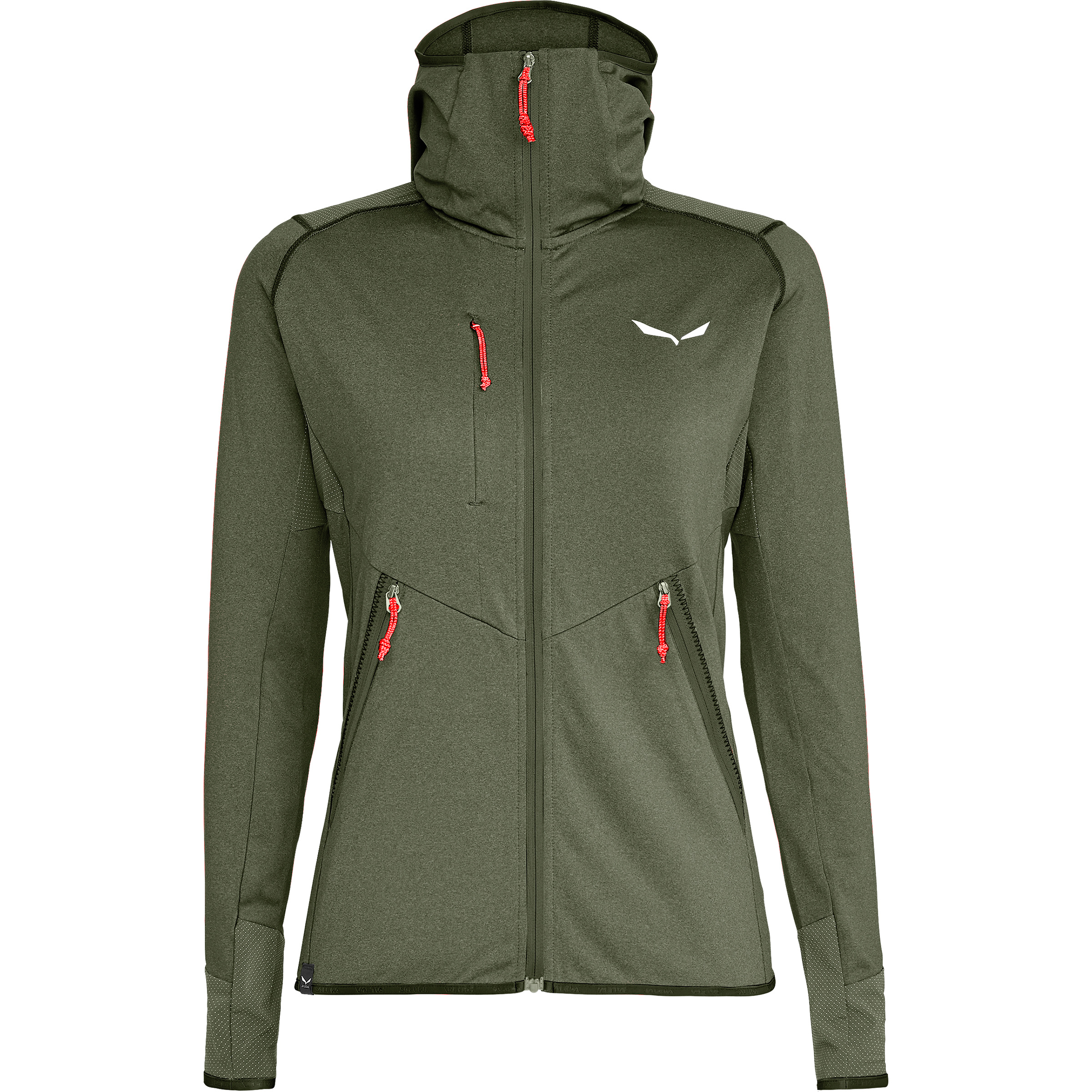 Salewa Agner Hybrid Damen Fleecejacke gruen Größe XL Trekking Widerstandsfähig