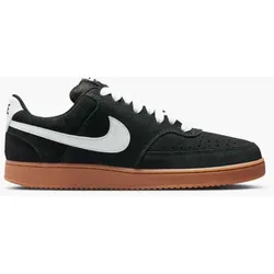 Nike Court Vision Low Fl Sneaker Herren - black/white-gum med bro