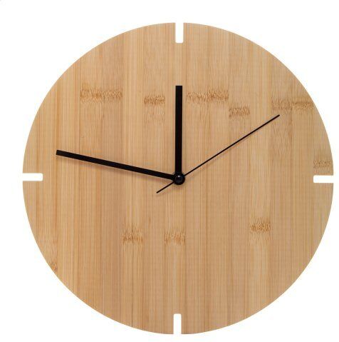Orologio da parete in bambù tokei Personalizzate o neutre