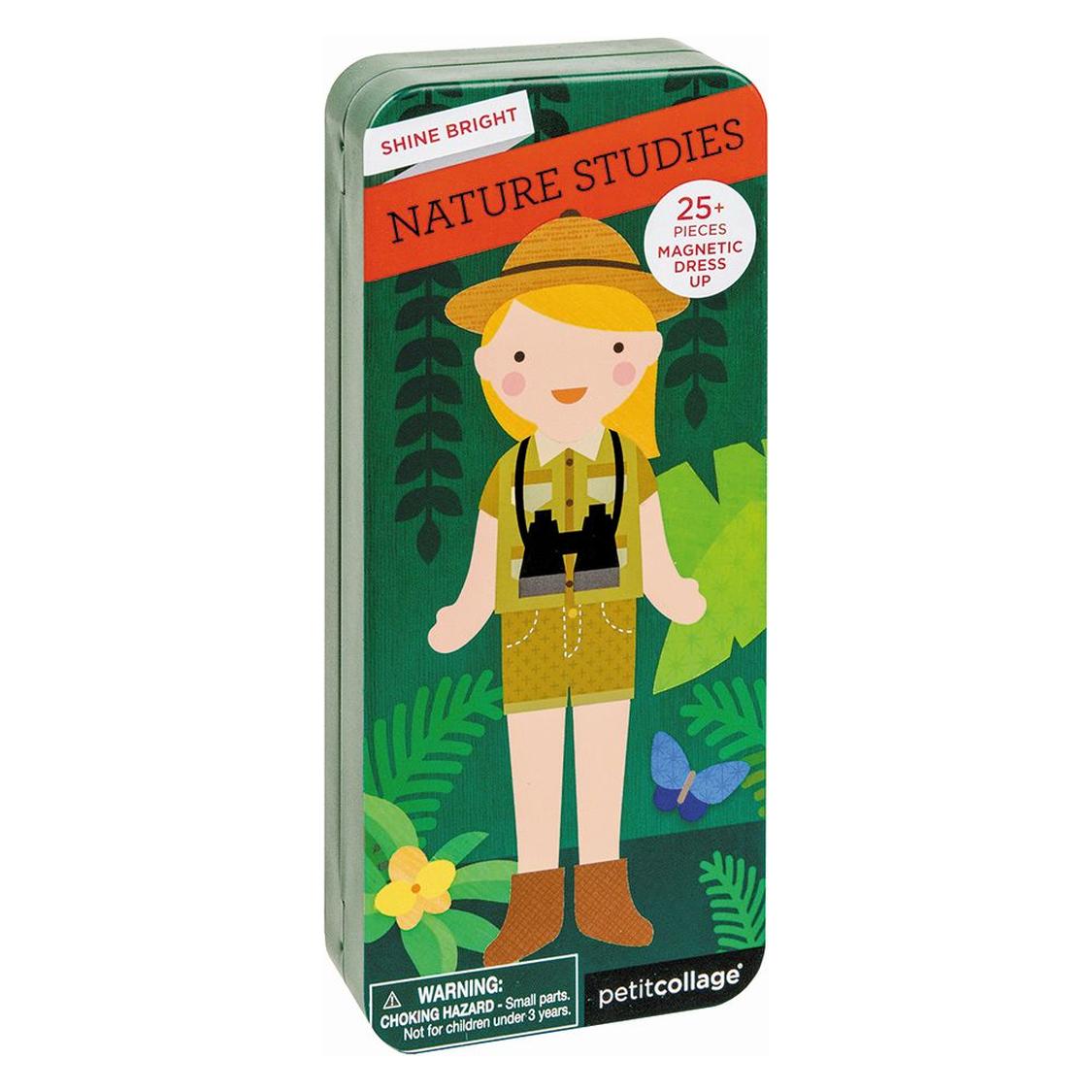 Petitcollage Magnetspiel dress up Natur (Deutsch, Englisch, Französisch, Italienisch) (PTC270)