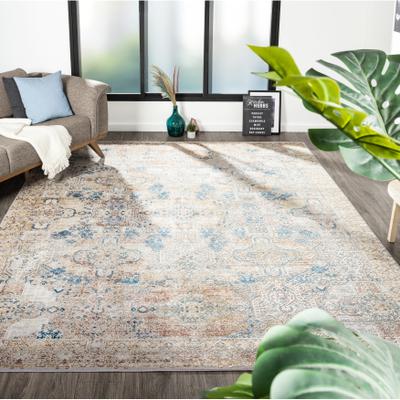KALATY Reserve Soft Blue Persian Area Rug