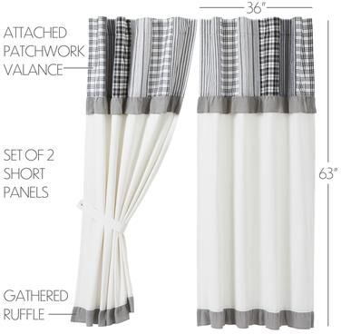 VHC Brands Beckham Patchwork Valance