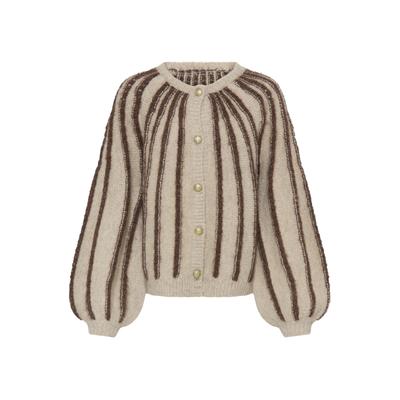 Strickpullover SORBET "SORBET Strickpullover SBXJOLA", Damen, beige (marshmallow), Pullover Strickpullover