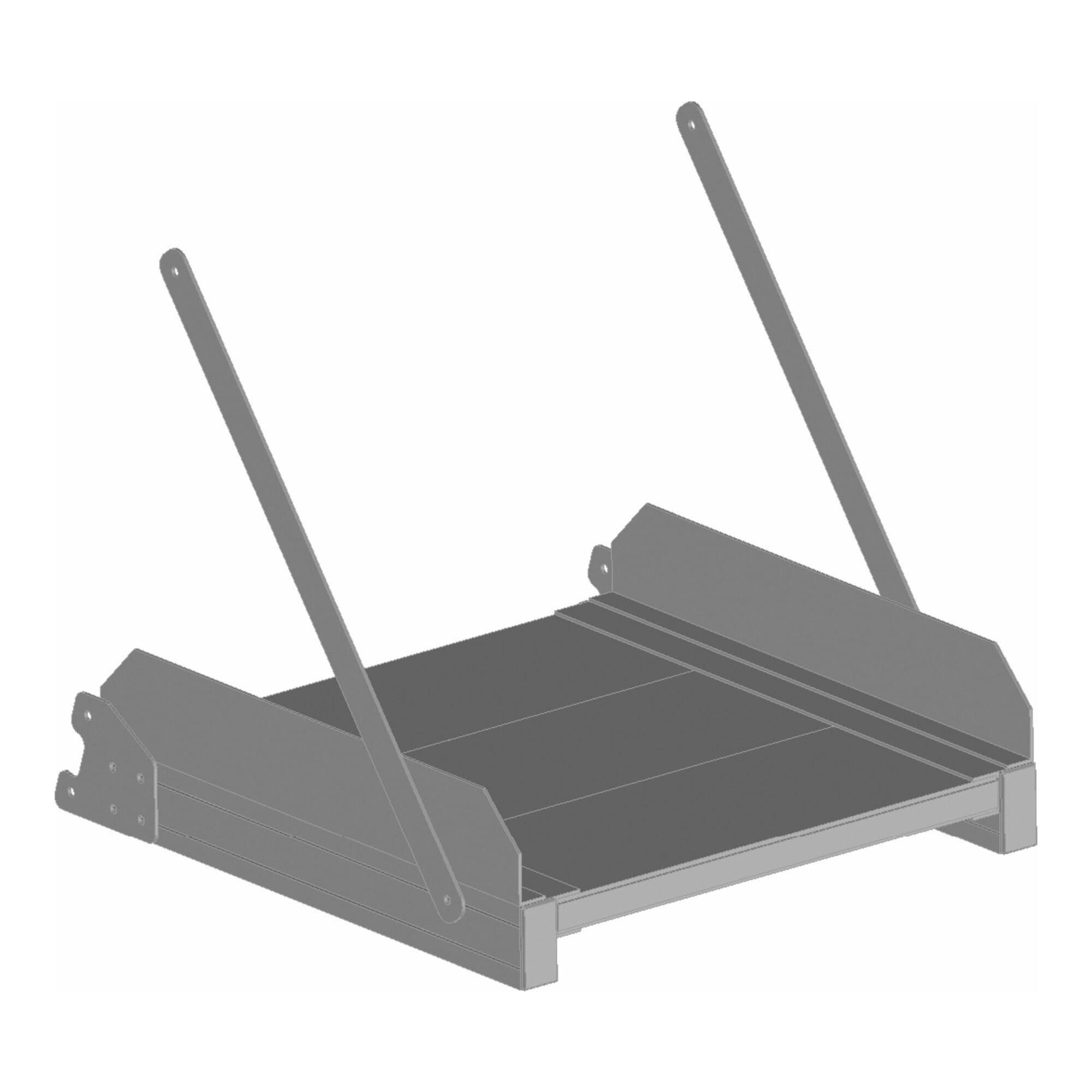 ZARGES Tankwagenleiter Plattform 800 mm (591022)