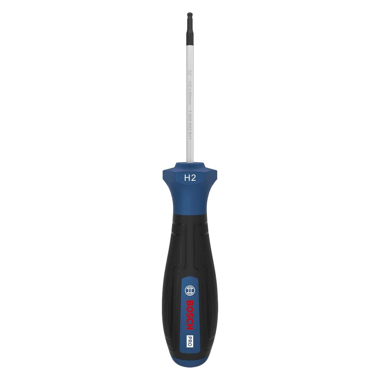 Bosch Hausgeräte PRO Schraubendreher H2 x 60 mm - 1600A039SS (Innensechskant) (24560993)