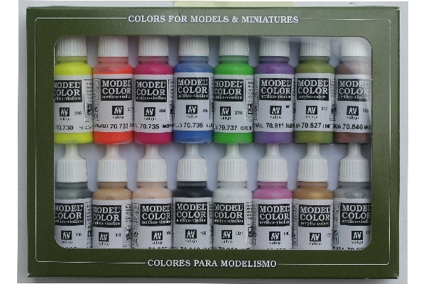 Acrylicos Vallejo Vallejo Acrylic Model Color Set Wargames Special Colors (16) 441793/70112