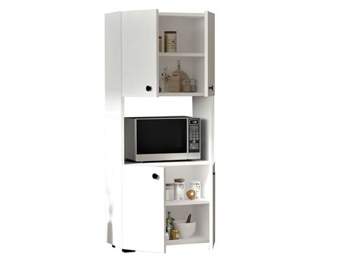 Woody Fashion Küchenschrank Melaminbeschichtet Weiß
